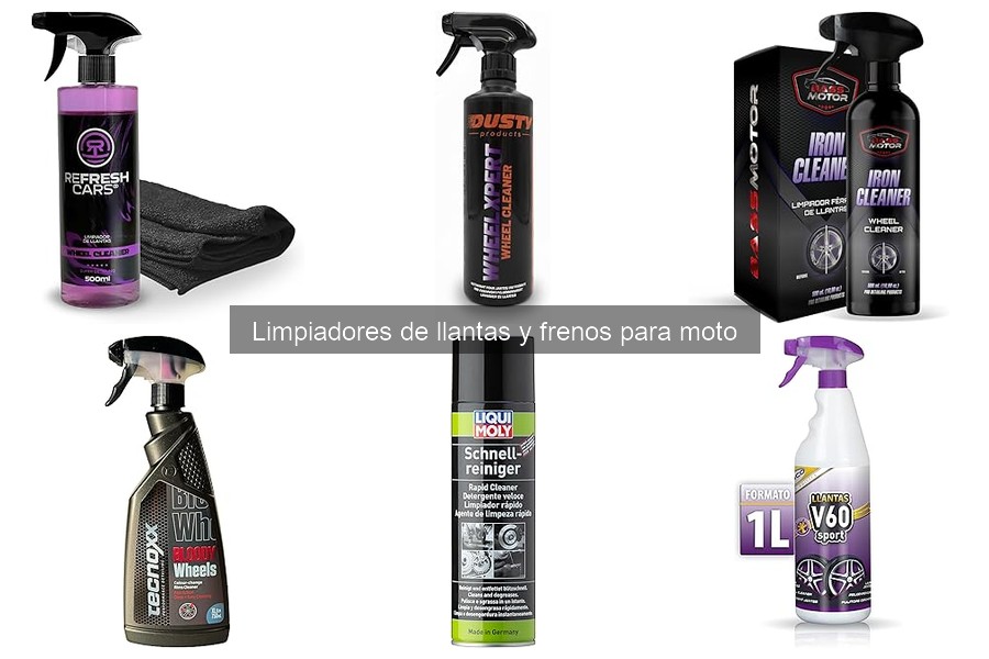 Guía de compra de limpiadores de llantas y frenos para motos