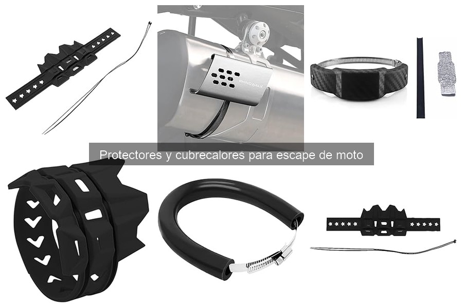 Guía de compra de protectores y cubrecalores para escape de moto