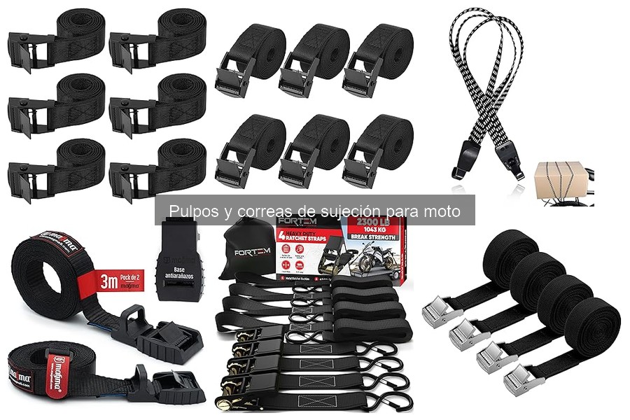 Guía de compra de pulpos y correas de sujeción para moto