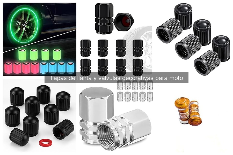 Guía de compra de tapas de llanta y válvulas decorativas