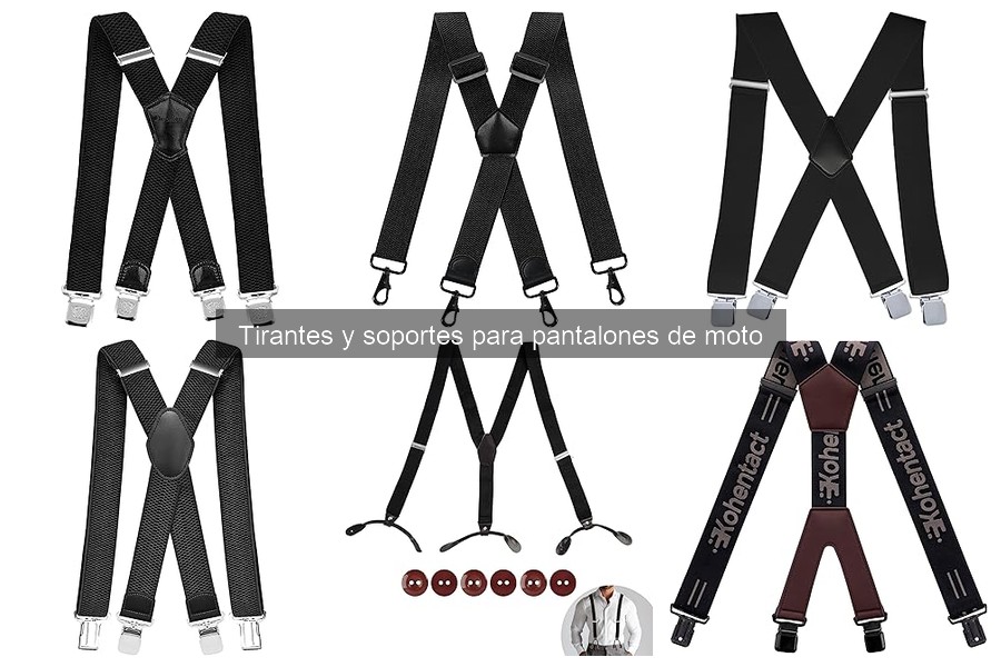 Guía de compra de tirantes para pantalones de moto
