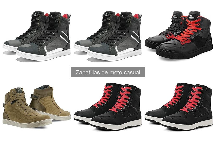Guía de compra de zapatillas de moto casual