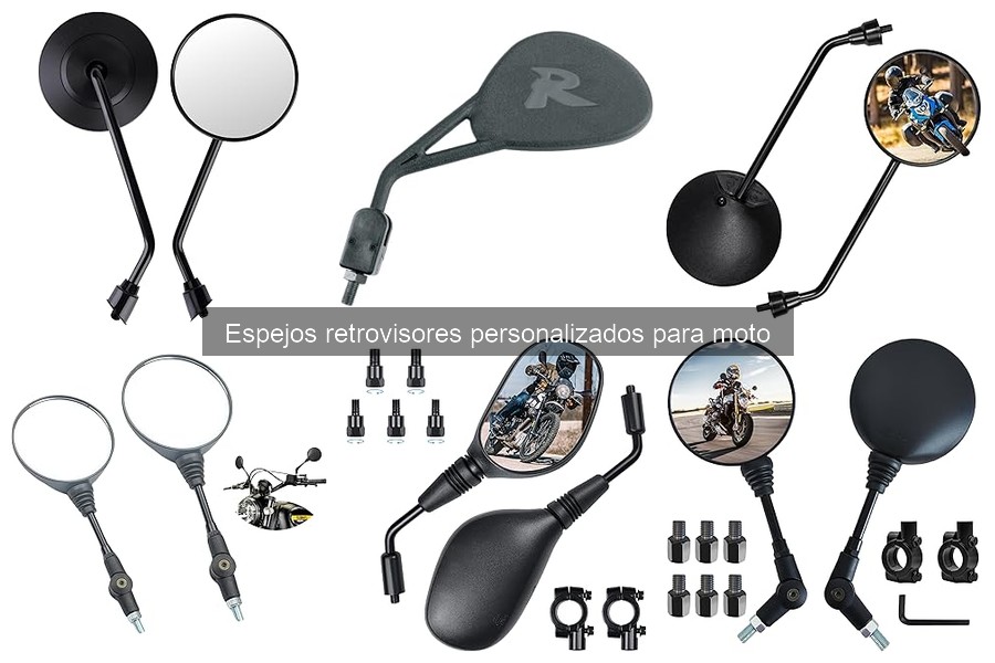 Guía de instalación de espejos retrovisores personalizados para moto