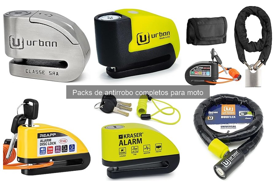 Guía de instalación de packs antirrobo para moto