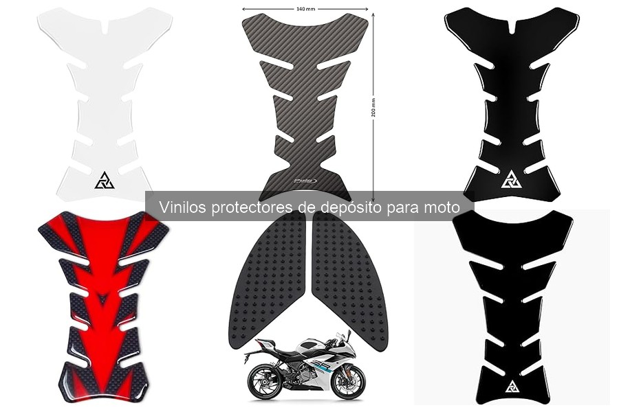 Guía de instalación de vinilos protectores de depósito para moto