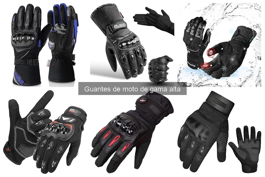 Guía de tallas para guantes de moto de gama alta