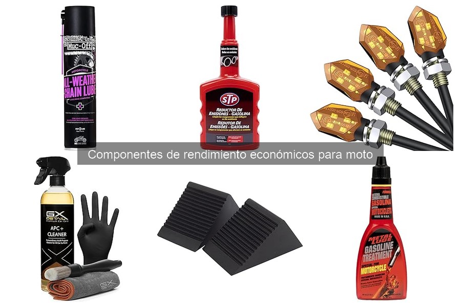 Guía para elegir componentes de rendimiento económicos para moto