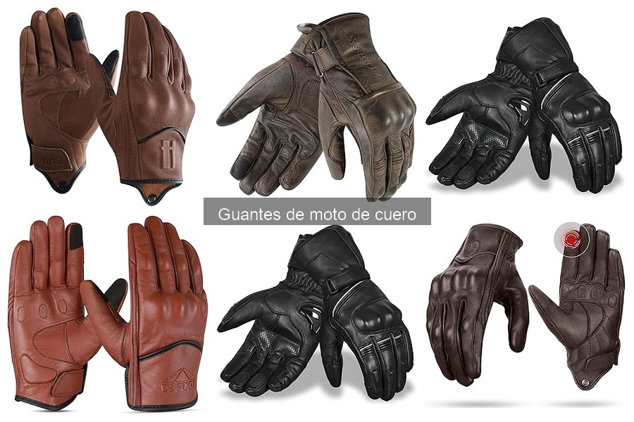 Guía para elegir la talla de guantes de moto de cuero