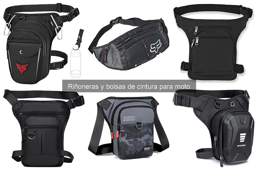 Guía para elegir riñoneras y bolsas de cintura para moto