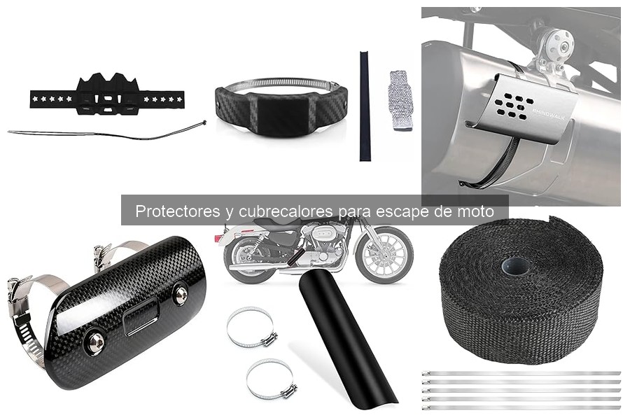 Guía sobre protectores para escape de moto: Función y materiales