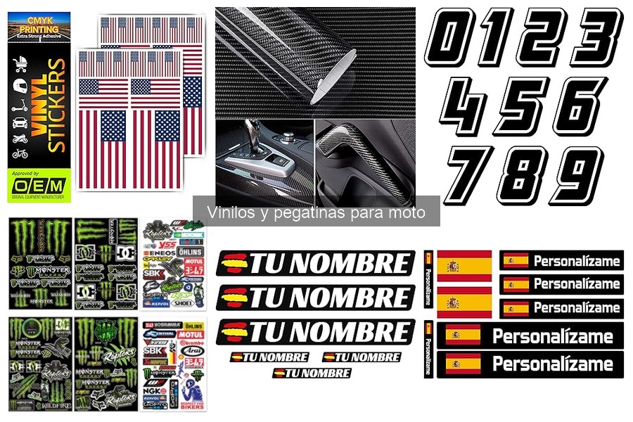 Inspiración para diseños de vinilos y pegatinas para motos