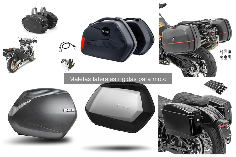 Instala fácilmente maletas laterales rígidas en tu moto