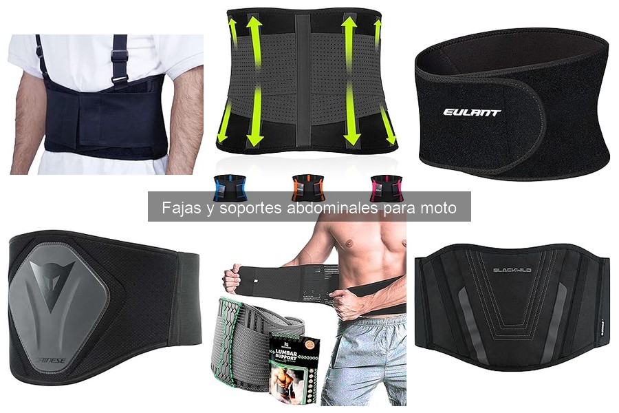 Las Mejores Fajas Abdominales para Motoristas con Espalda Dañada