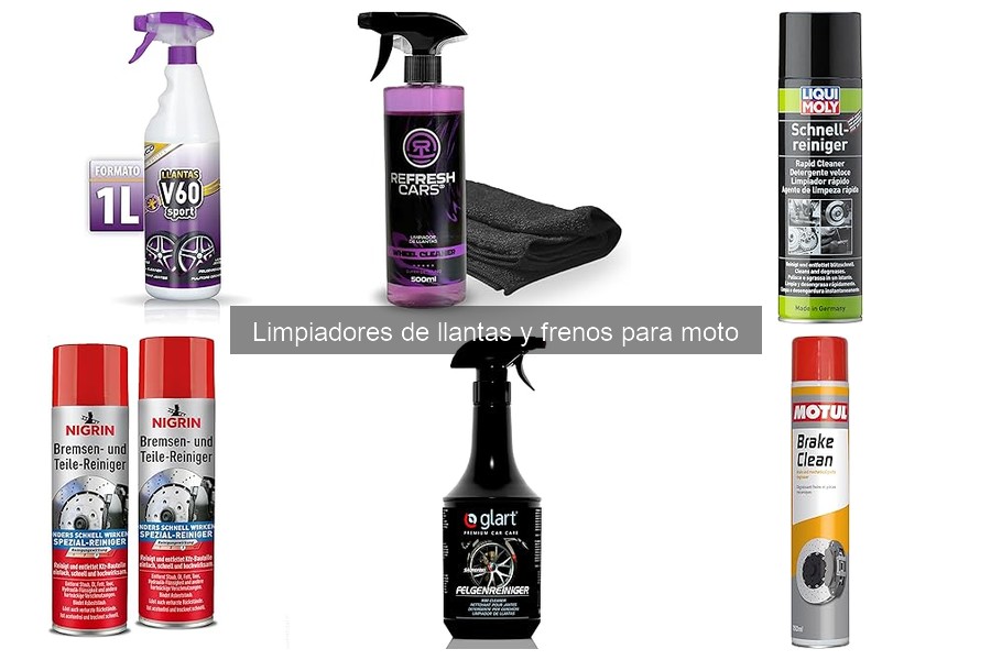 Limpiadores de llantas y frenos para moto: ¿Qué son y para qué sirven?