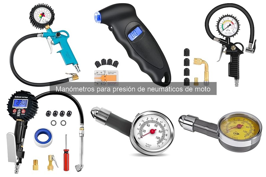 Manómetros para presión de neumáticos de moto: ¿Qué son y su importancia?