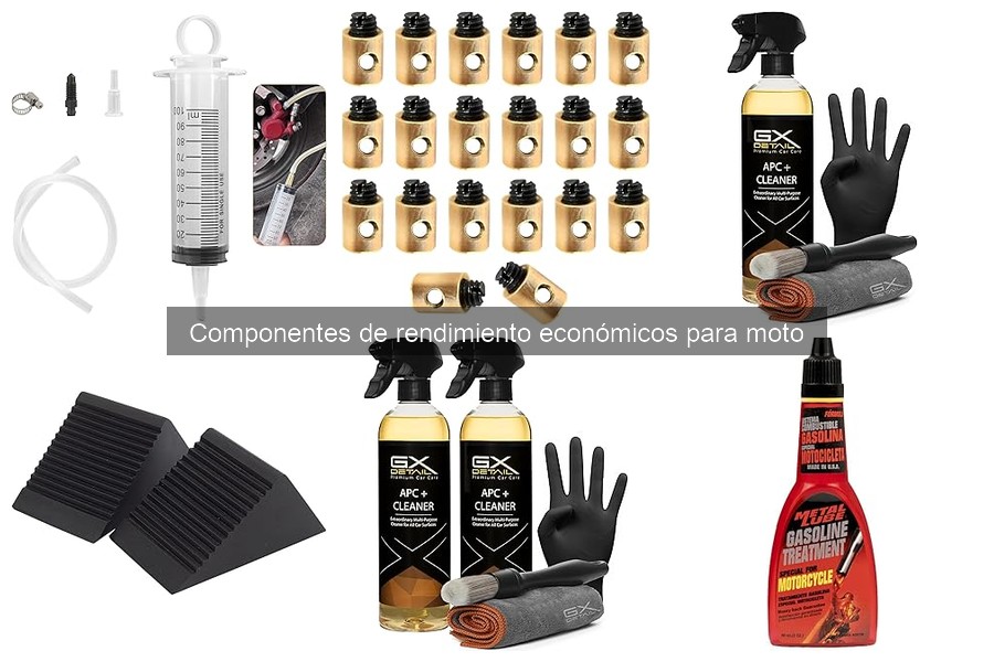 Mantén los componentes de rendimiento de tu moto en buen estado