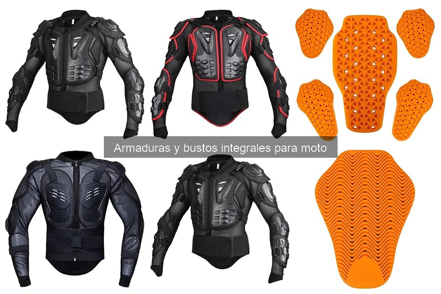 Mantenimiento de armaduras y bustos integrales para motoristas