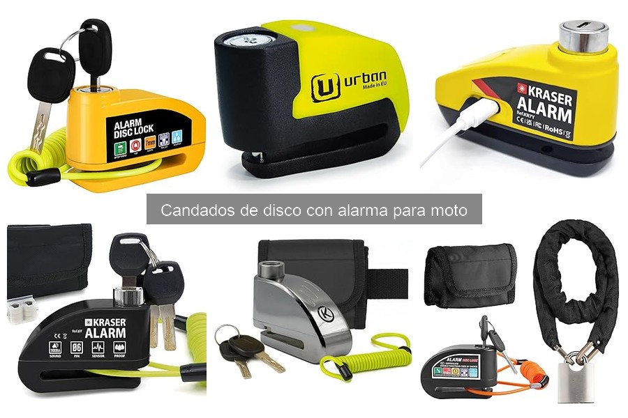 Mantenimiento de Candados de Disco con Alarma para Moto
