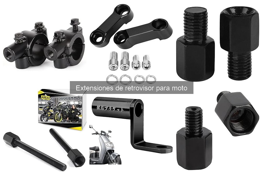Mantenimiento de extensiones de retrovisor para moto: Consejos útiles