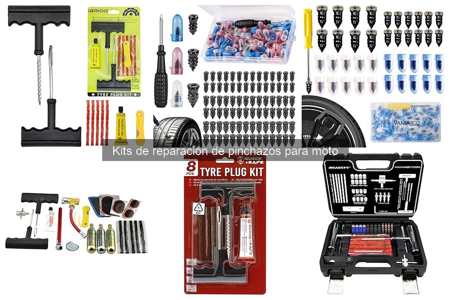 Mantenimiento de Kits de Reparación de Pinchazos para Motos