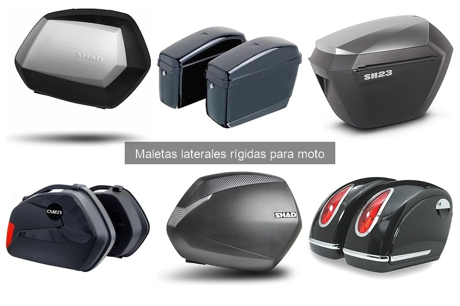 Mantenimiento de maletas laterales rígidas para moto