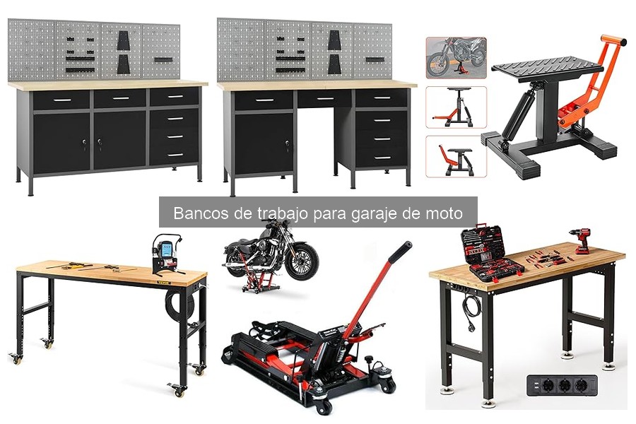 Mantenimiento y limpieza de bancos de trabajo para motos