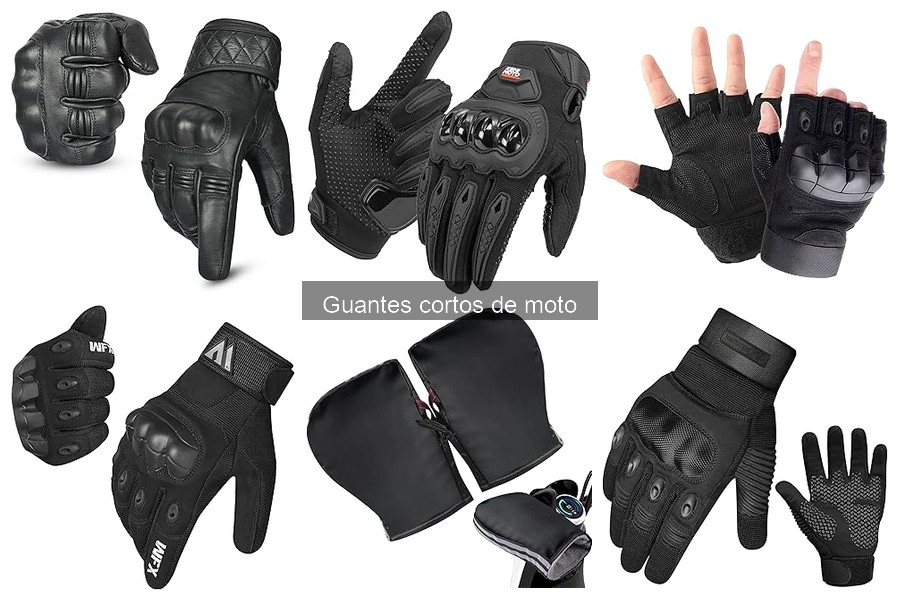 Mantenimiento y limpieza de guantes cortos de moto