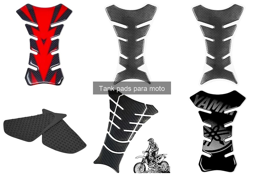 Mantenimiento y limpieza de tank pads para moto