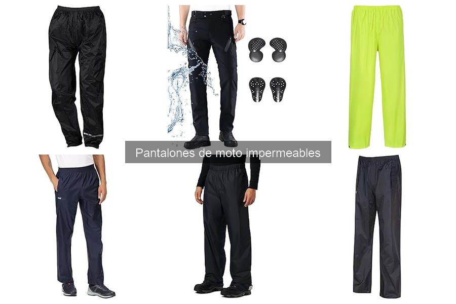 Materiales efectivos para pantalones de moto impermeables