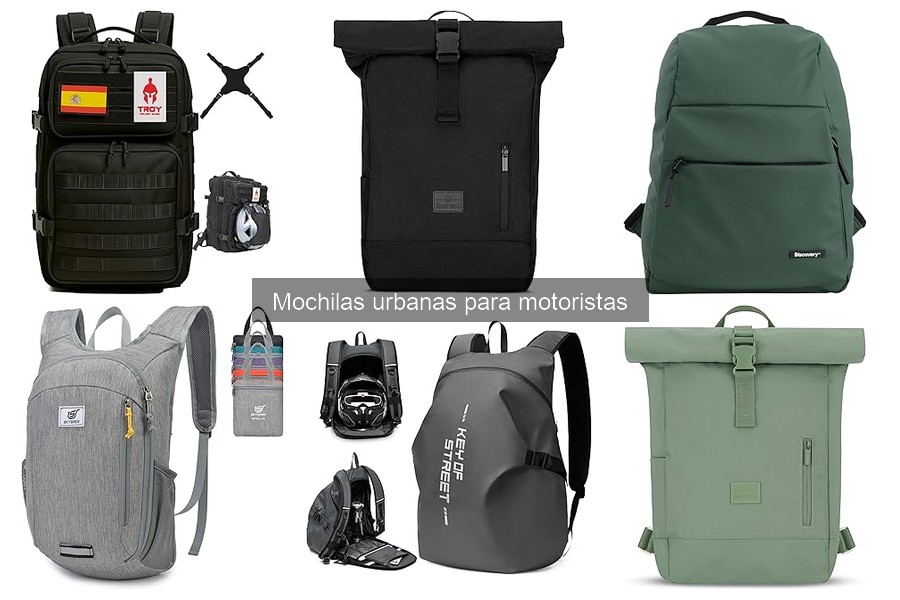 Materiales ideales para mochilas urbanas de motoristas