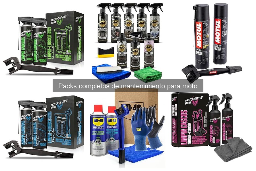 Mejor momento para usar un pack de mantenimiento para moto