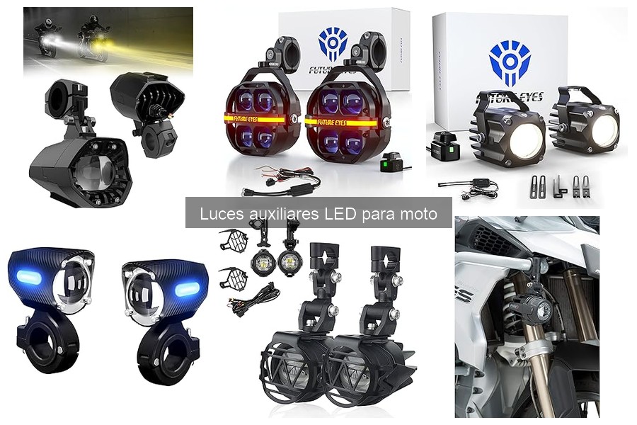 ** Mejora la visibilidad de tu moto con luces auxiliares LED