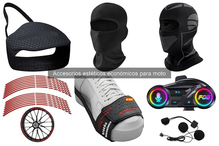 Mejores accesorios estéticos económicos para motos