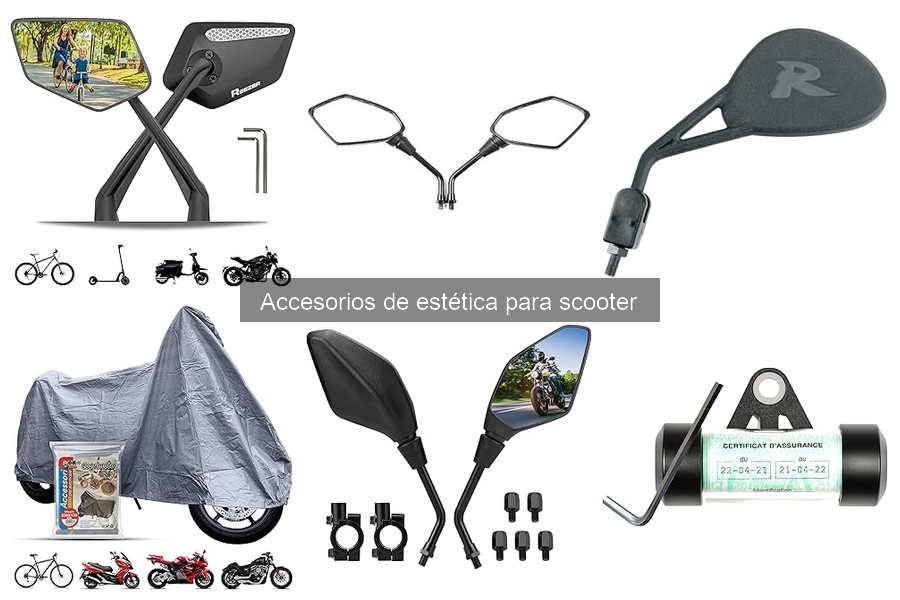 Mejores accesorios estéticos para scooter según el usuario
