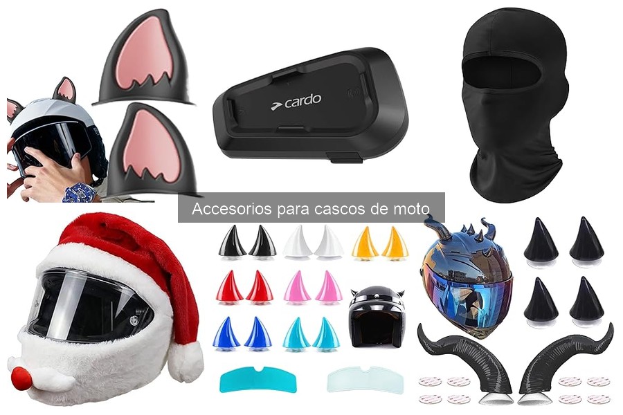 Mejores accesorios para cascos de moto en 2024