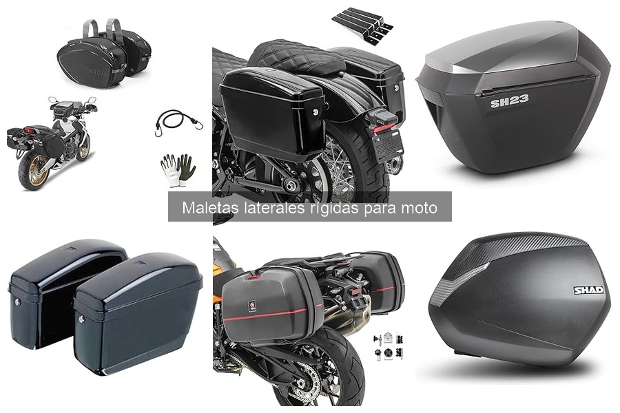 Mejores accesorios para complementar maletas laterales de moto