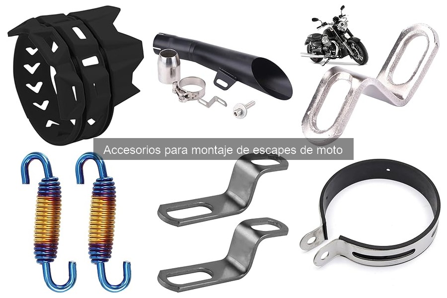 Mejores accesorios para montaje de escapes de moto 2023