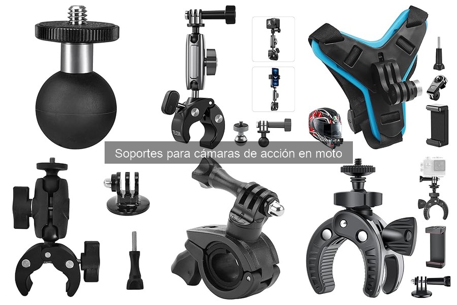 Mejores Accesorios para Soportes de Cámaras en Motocicletas