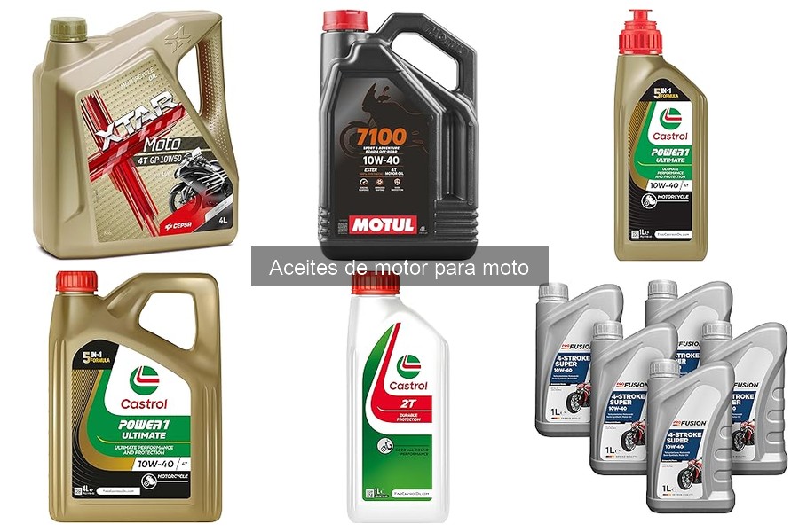 Mejores aceites para moto de 4 tiempos: comparativa 2023