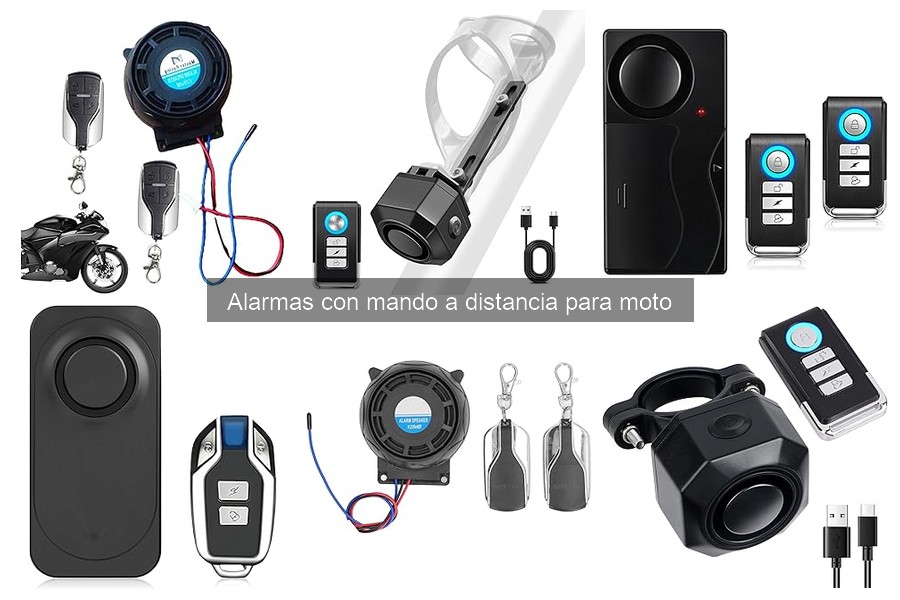 Mejores alarmas con mando a distancia para motos deportivas
