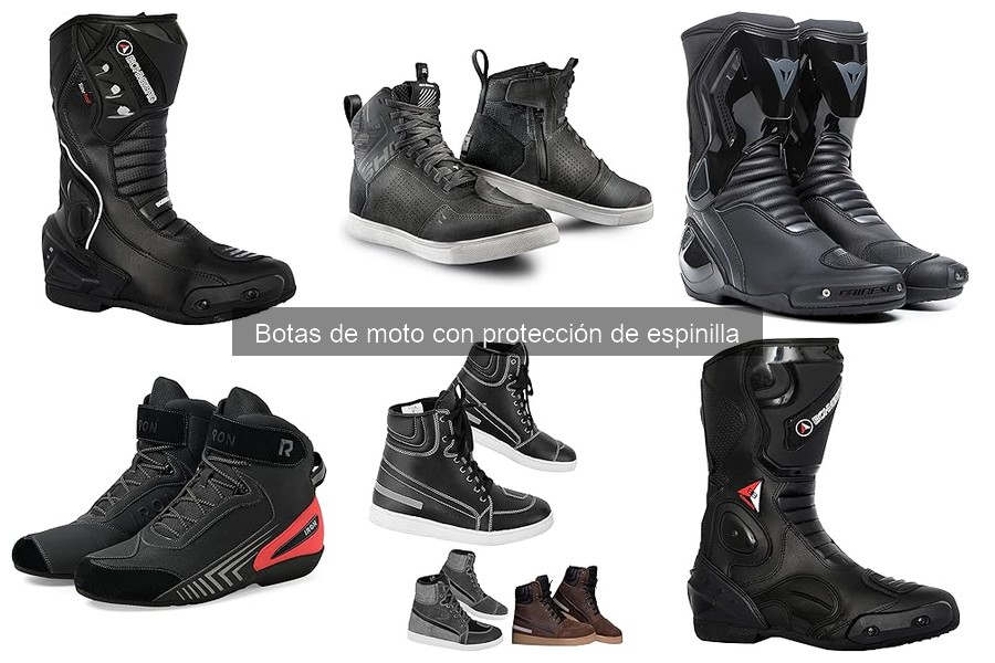 Mejores botas de moto con protección de espinilla para principiantes