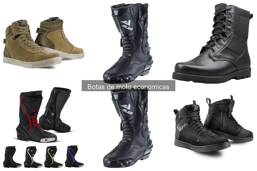 Mejores botas de moto económicas en 2023: comparativa y análisis