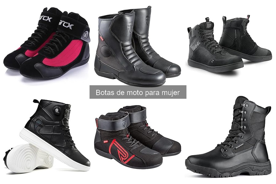 Mejores botas de moto para mujer: comparativa de marcas