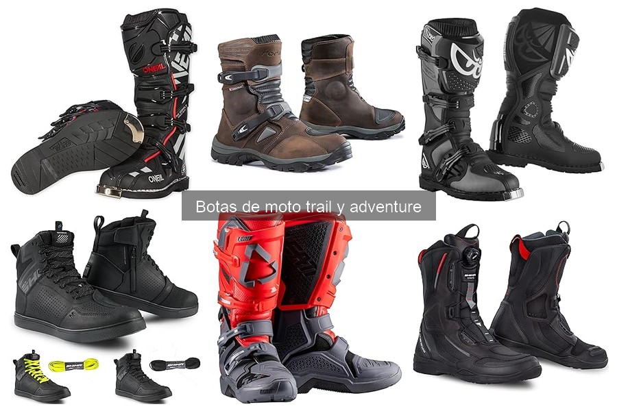 Mejores botas de moto trail y adventure: guía de compra
