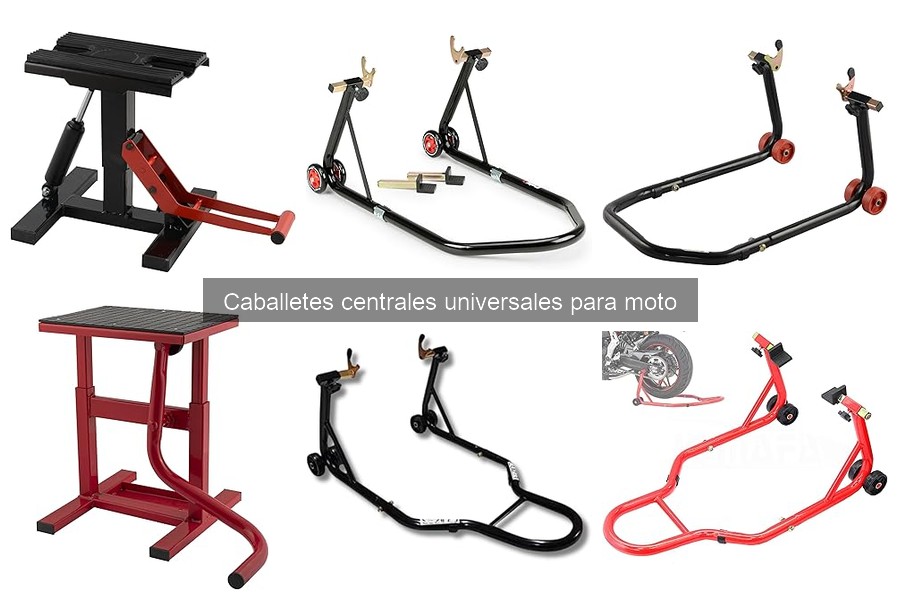 Mejores caballetes centrales universales para moto 2023