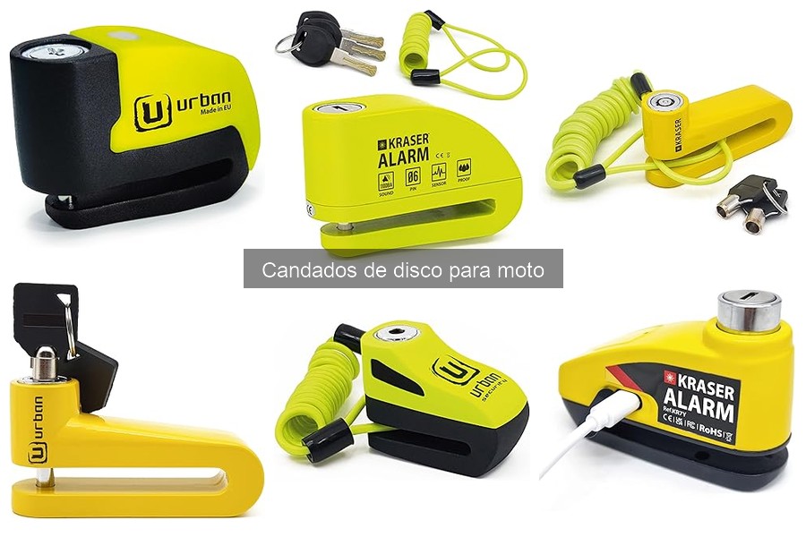 Mejores candados de disco para motos de alta gama