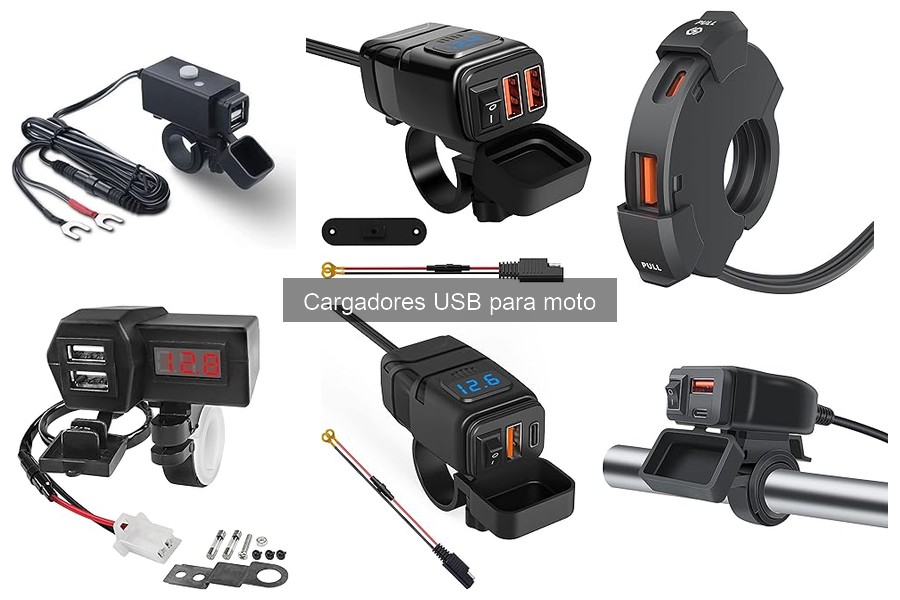 Mejores cargadores USB para moto en 2023: Comparativa