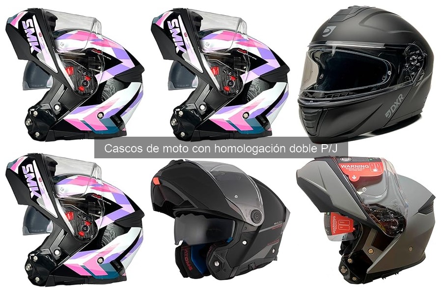 Mejores cascos de moto homologación doble P/J en 2023