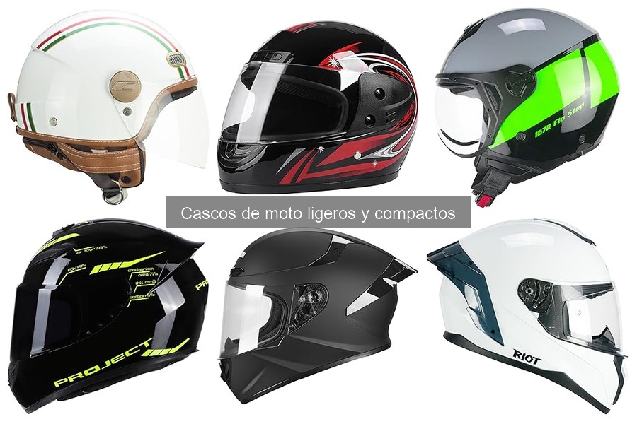 Mejores cascos de moto ligeros para ciudad en 2023
