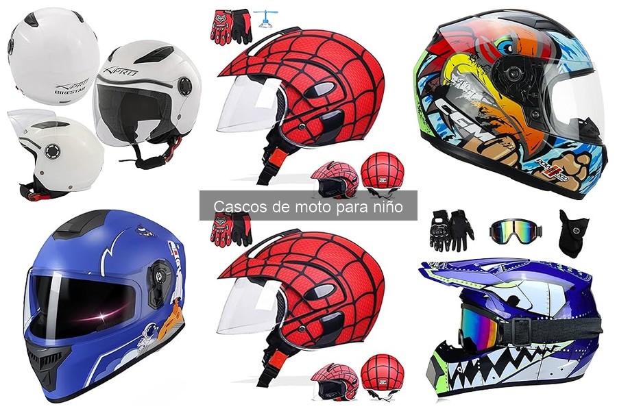 Mejores cascos de moto para niños en 2023: Comparativa y opiniones